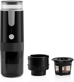 Draagbare elektrische espressomachine – Een handige, draagbare koffiemachine die werkt op batterijen of via een USB-C-poort – geschikt voor zowel koffiecapsules als gemalen koffie – perfect voor kamperen, op kantoor en op reis. — thumbnail 5