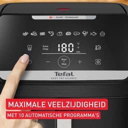 Tefal EY8428 Easy Fry Silence XXL - Airfryer - 5,6 liter - 6 tot 8 personen Smart & Silence technologie — thumbnail 4