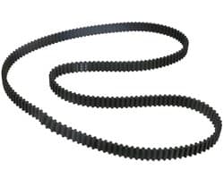 Maaier Riem - Grasmaaier Riem - Maaien van gras - Dubbelzijdig getand - 1600mm x 20mm - Zwart