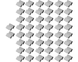 50 Stuks RVS Overlap Fixeringsclips voor Glazen Paneel in Kassen - Duurzame Bevestigingsklem voor Glazen Ramen en Vervangingen