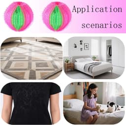 Pet Hair Remover Wasmachine 12 Stuks Wasballen - Lint Verwijderaar - Hondenharen - Kattenharen - Herbruikbaar - Effectieve Wasmachine Accessoires — thumbnail 5