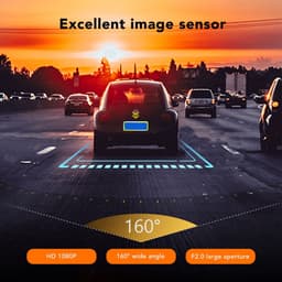 Dailygoods - Dailygoody - Auto Dash Camera - 1080P - WIFI App Controle - Groothoeklens - Nachtzicht - 24 uur parkeerbewaking - Geschikt voor elke auto - Compa — thumbnail 4