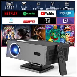 YOR® Mini beamers - Projector - Mini beamer - Zwart - 23cm x 18cm x 9cm — thumbnail 4
