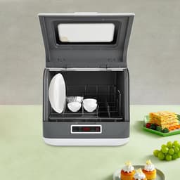 Tafelvaatwasser - Compacte machine - Keuken Gemak - 360 graden reiniging - 4-6 couverts - Wit — thumbnail 5