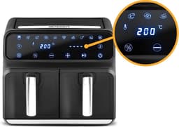 Airfryer - Heteluchtfriteuse - Gezond Frituren - Compact Design - 2.5 Liter - Zwart — thumbnail 4