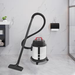 Quvo® Karcher - Karcher Stofzuiger - Bouwstofzuiger - Festool Stofzuiger - Bouwstofzuiger Zonder Zak - Zilver en Zwart - 45cm x 32cm x 35cm — thumbnail 5