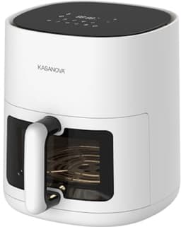 Digitale Heteluchtfriteuse - Airfryer - Gezond Frituren - Programmeerbaar - 45 Liter - Wit — thumbnail 2