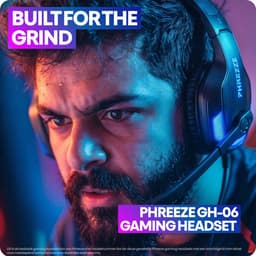 Phreeze GH06 Bedrade Gaming Headset met Ruisonderdrukkende Microfoon - Surround Sound - RGB Verlichting - 3.5mm Jack & USB - Game Headset voor PC & Console - Zwart — thumbnail 3
