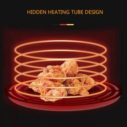 Digitale Heteluchtfriteuse - Airfryer Oven - Gezond Koken - 8 Voorgeprogrammeerde Programma's - 6 Liter Capaciteit - Zwart — thumbnail 2