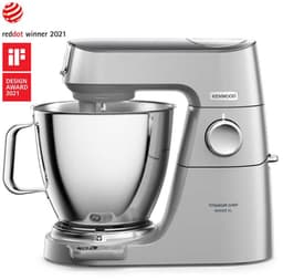 Kenwood KVL85.704SI keukenmachine - 1200W - met Ingebouwde weegschaal - 5+7L kom - Veel meegeleverde accessoires: blender, foodprocessor, citruspers, hakmolen, vleesmolen, spatel - Zilver — thumbnail 2