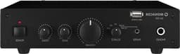 Stereo Versterker - Hifi Component - Muziek Weergeven - Ventilatorloos Koelconcept - 25 x 21.2 x 5.6 cm - Zwart — thumbnail 1