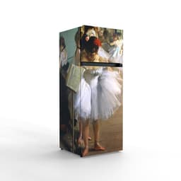 NUNKI MEDIUM-ADAG / Dubbel-Deurs Koelkast, E Klasse, 206l, Edgar Degas - De dansles, Satin (ALL sides) — thumbnail 4