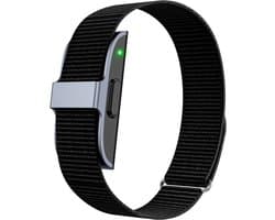 Kuno Band - Smartband - Smart Wearable - Health Tracker - Slaap Tracker - Hartslagmeter - SpO2 - Bloeddruk - Stressmeter - Stappenteller - Fitness Tracker - 50+ Sportmodi - Geen Abonnement - IP68 Waterdicht - Mannen en Vrouwen - Zwart