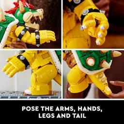 LEGO Super Mario De machtige Bowser, Bouwbaar 3D Model, Verzamelitem & Cadeau Idee - 71411 — thumbnail 23