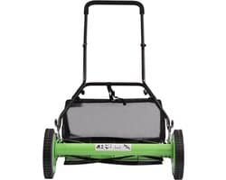 Handgrasmaaier - Cilindermaaier - Gazon Onderhoud - Stille Werking - 50 cm Werkbreedte - Groen