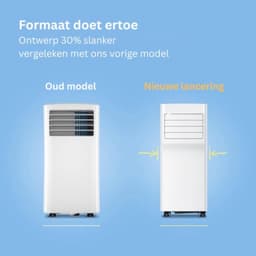Krachtige Mobiele Airco - Airconditioning - Airco 9000BTU - Ventilatoren - Wit — thumbnail 5