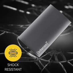 Externe SSD - Draagbare Opslag - Data Overzetten - Schokbestendig Ontwerp - 2TB - Antraciet — thumbnail 3