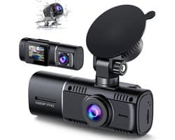 Auto Dashcam - Rit Camera - Veilig Documenteren - Drie Kanalen Opname - 1080p FHD - Zwart