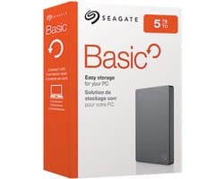 Seagate Basic externe harde schijf 5TB Zilver