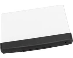 Leeslamp - Boeklamp Nachtlamp - Oogvriendelijk Lezen - Draagbaar Flatpanel - 18x15x2 cm - Zwart