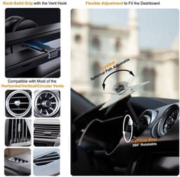 1 stuk auto-cymbal drum ventilatieopening - mini metalen drum crash cymbal voor autodashboard, grappig muziekinstrument gadget voor drummer muziekliefhebbers cadeau -Goud — thumbnail 5