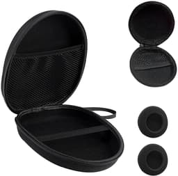 Store_9 - Hoofdtelefoonbeschermingsset - Opbergtas voor hoofdtelefoon - Zwart - Stofdichte hoofdtelefoonhoes - Ideaal voor reizen en opslag - Inclu... — thumbnail 1