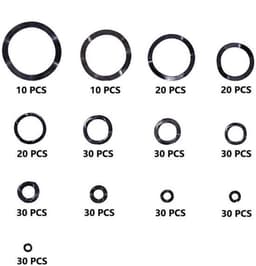 Wasmachines assortiment kit - 640 stks Carbon Steel Golvend Wave Crinkle Spring Washers — thumbnail 3