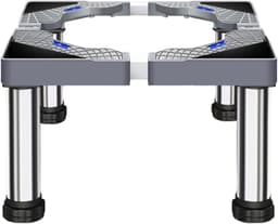 Verstelbare wasmachine standaard voor hoge belasting tot 300 kg - Geschikt voor wasmachines en drogers, hoogte 40-60 cm — thumbnail 1