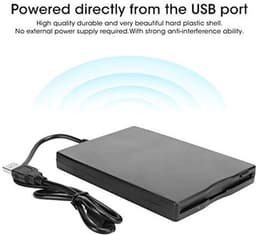 3.5" USB Externe Floppy Disk Drive, Externe Verwijderbare Draagbare Floppy Drive 3.5" Kaartlezer, voor Laptop Desktop Computer, voor Win 10 7 8 ME — thumbnail 4