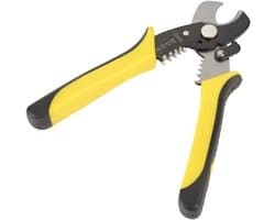 Professionele Draadknipper en Striptool voor Elektriciens - 2-in-1 Kabelstripper en Kniptang voor Efficiënt Werk