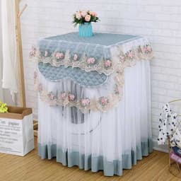 Wasmachinehoes, stofhoes voor wasmachine, huishoudelijke artikelen, decoratie (blauw) — thumbnail 2