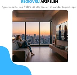 Livista DVD Speler Met HDMI - Full HD 1080P - Afstandsbediening - USB - HDMI/RCA - Zwart — thumbnail 5