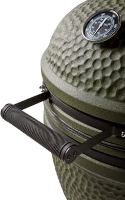 Moddern Original Kamado - aluminium marmer-look poten met wielen met rem - 8 tot 12 personen - Green — thumbnail 3