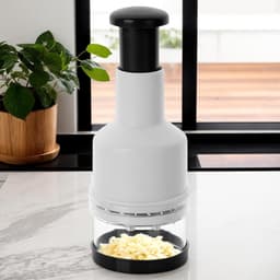 Keuken Hulp - Hakmolen Snijder - Snel Ingrediënten Snijden - Compact Ontwerp - 75x225 cm - Zwart Wit — thumbnail 4