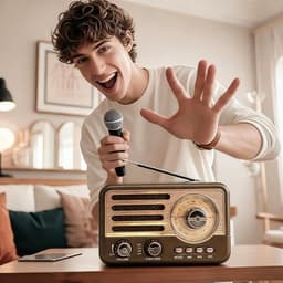 Retro radio met Bluetooth, AM/FM/SW kofferradio met Bluetooth 5.3, keukenradio, klein, ondersteunt USB/TF/AUX-functie, radio-ontvangst, telescopische antenne, geschikt voor kantoor, thuis en — thumbnail 3