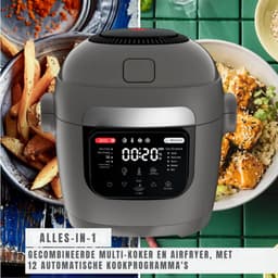 RUX® Multicooker - Multicookers - Grijs - ‎38cm x 36cm x 35cm — thumbnail 4