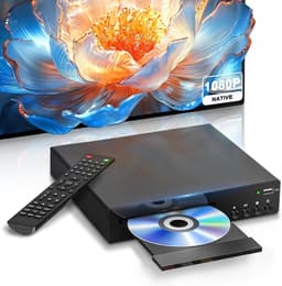 DVD Speler met HDMI - Blu Ray Spelers - Externe DVVD Speler -Zwart - Afstandsbediening — thumbnail 1