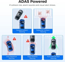 Auto Camera - Rijrecorder Set - Veilige Ritten - 4K Voor Achter - 64GB Inclusief - Zwart — thumbnail 5