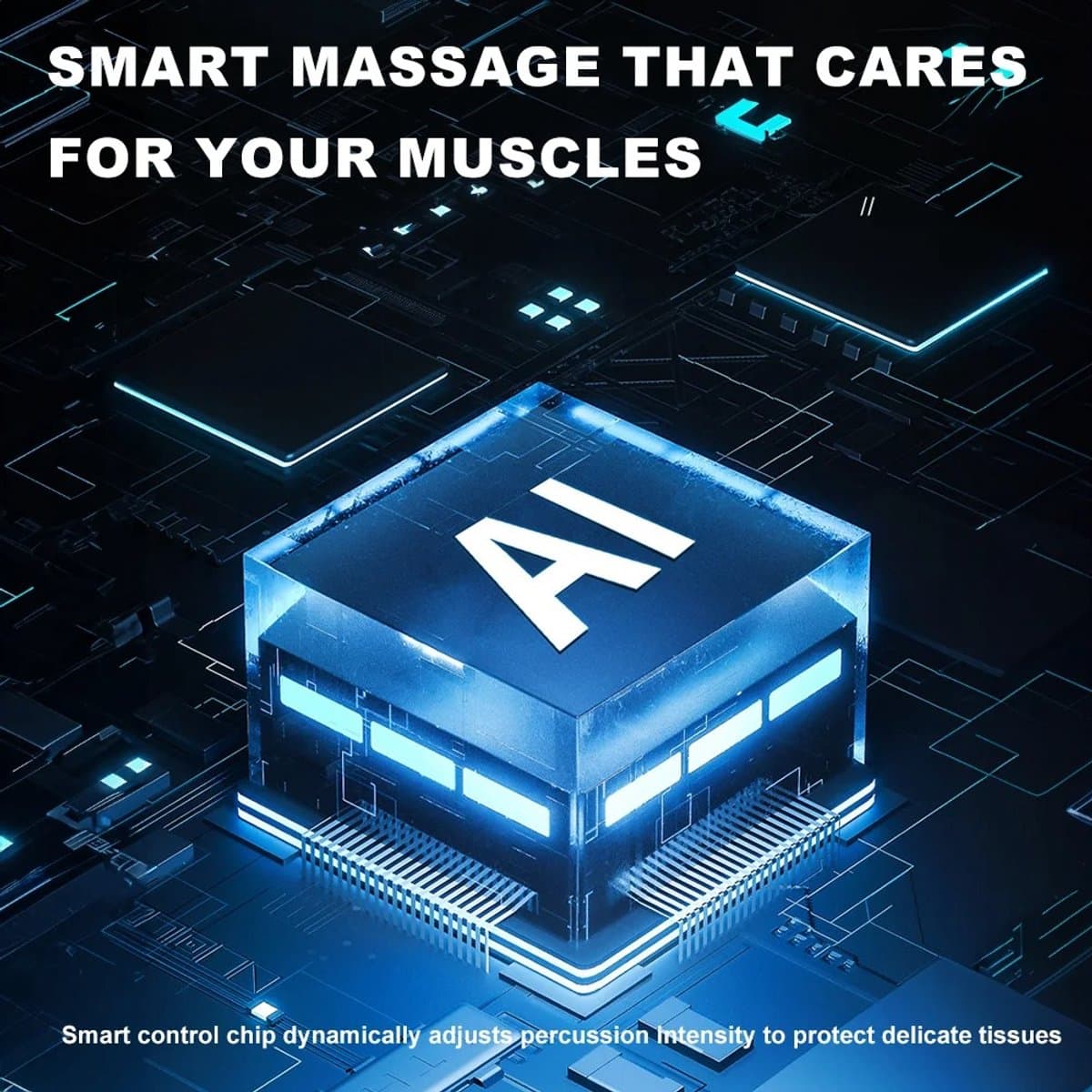 Cellista Massage Gun Mini - Fasciapistool - Spiermassage Apparaat - Percussie Massage - 9 Snelheden - 1500mAh Oplaadbaar - Zwart — afbeelding 1