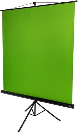 Arozzi Green Screen - Inklapbaar - 157 x 160 cm - Chroma Green — thumbnail 1