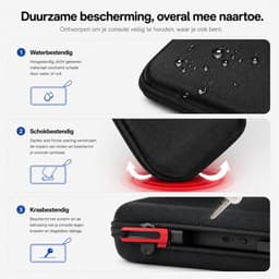 BOTC Case Geschikt voor Nintendo Switch - Hardcover Case - Beschermhoes - Opbergtas - Screenprotector - Zwart — thumbnail 5