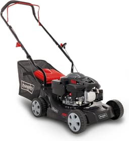 Benzine Grasmaaier - Motor maaier - Gazon Onderhoud - 4-Takt Motor - 40 cm - Zwart Oranje — thumbnail 1
