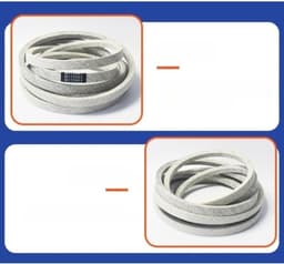 Grasmaaier Dek Riem - Vervangende Riem - Gazon Onderhoud - Hoge Sterkte Aramide - 5/8 x 170 Inch - Grijs — thumbnail 5