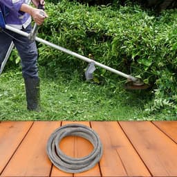 Grasmaaier Riem - Dekriem Maaier - Gazon Onderhoud - Verbeterde Snij efficiëntie - Standaard Maat - Grijs — thumbnail 3