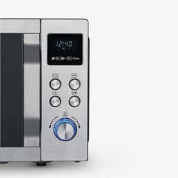 Magnetron met grill - Heteluchtoven combi - Eten bereiden - 3-in-1 functie - 23 Liter - Zilver — thumbnail 2