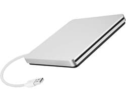 Externe DVD Brander - CD ROM Station - Bestanden Branden - USB 3.0 - 14.20x13.90x1.60cm - Zilvergrijs