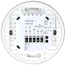 Digitale Thermostaatho - Slimme Thermostaa - Verwarming Regelen - Wifi App Bediening - 87x87x42mm - Zwart — thumbnail 4