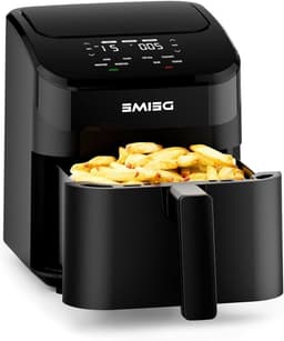 Heteluchtfriteuse - Airfryer - Snelle maaltijden - 8-in-1 functies - 43 liter - Zwart — thumbnail 1