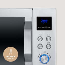 Multifunctionele Oven - Airfryer Magnetron - Gerechten Bereiden - 4-in-1 Functionaliteit - 25 Liter - Zilver — thumbnail 3