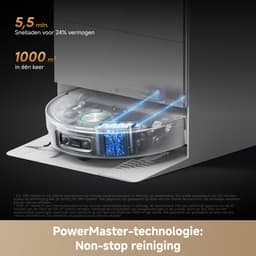 Dreame Robotstofzuiger X60 Pro Ultra Complete Wit | 42.000 Pa | Uitschuifbare arm tot 18 cm | Zelfreinigende dweil | Automatisch legen & bijvullen | Hoeken & muurranden | Huisdieren | AI navigatie | Obstakelherkenning | Allergie | Anti-klit | — thumbnail 15